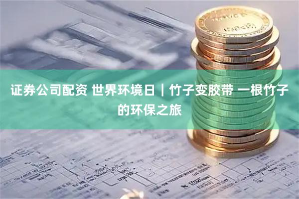 证券公司配资 世界环境日｜竹子变胶带 一根竹子的环保之旅